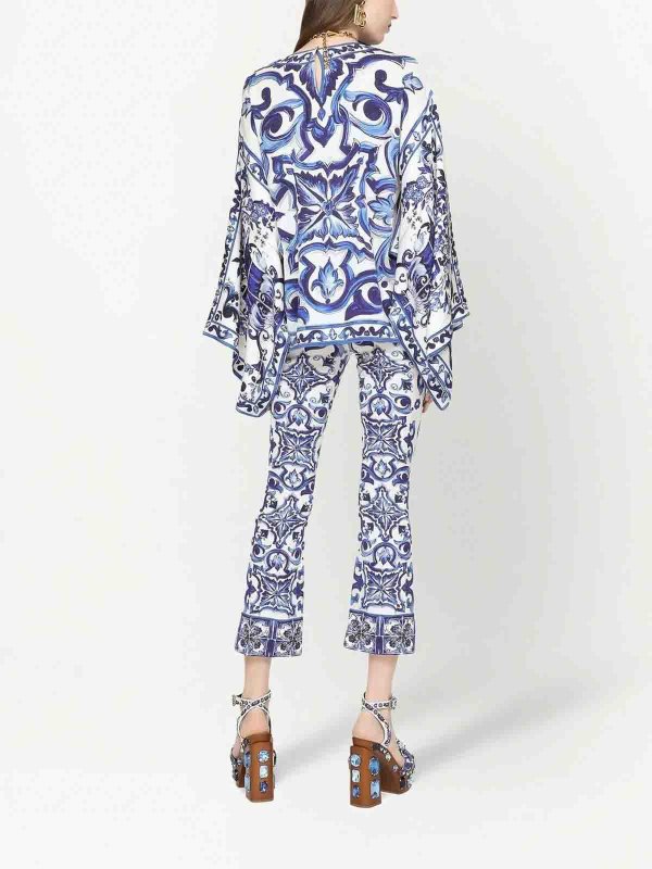 The Best Shops DOLCE & GABBANA: カジュアルトラウザー - カジュアルパンツ - ブルー