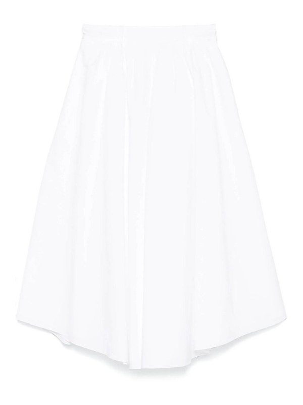 DOROTHEE SCHUMACHER: ニーレングススカート＆ミディ丈 - 膝丈/ミディスカート - 白