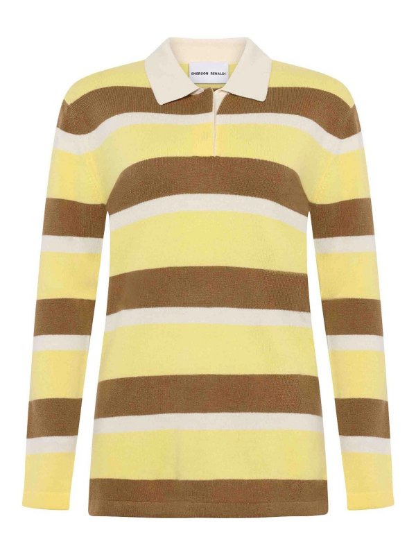 EMERSON RENALDI: Rollkragenpullover  und Polo-Ausschnitt - Rollkragenpullover - Weiß