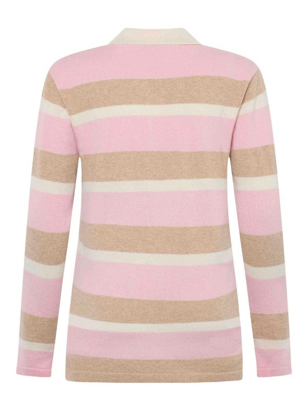 EMERSON RENALDI: Turtlenecks & Polo necks online - Polo-Neck Striped Sweater