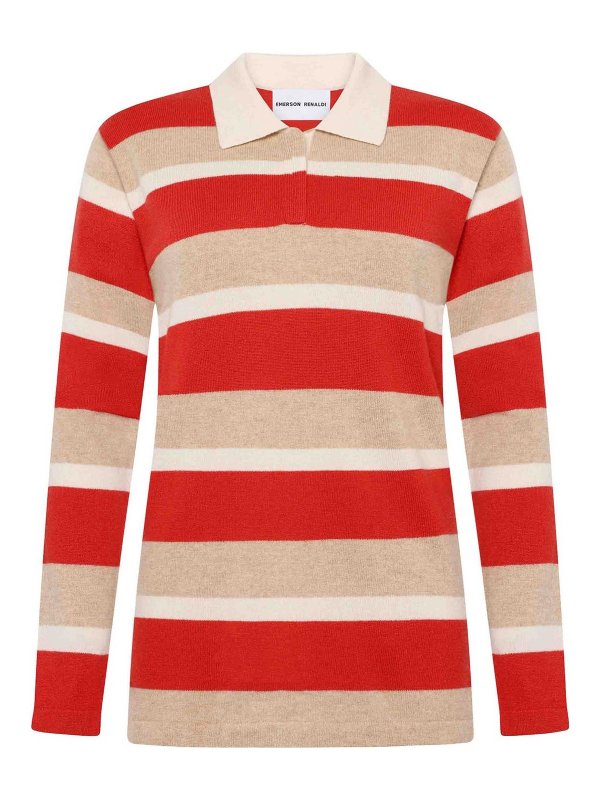 EMERSON RENALDI: Col roulé & Col polo - Pull Col Roulé - Beige