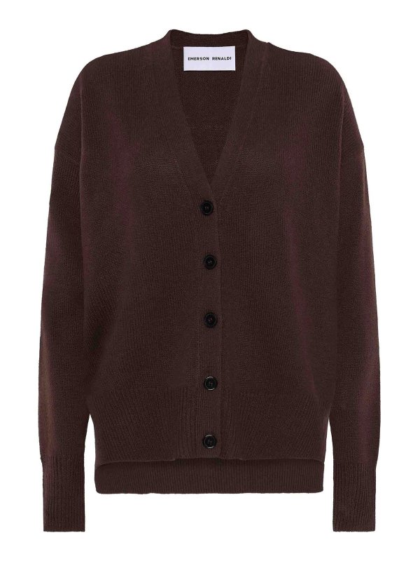 EMERSON RENALDI: Cardigans - Cardigan - Marron