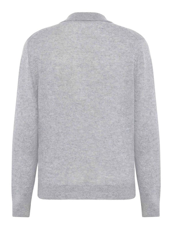 EMERSON RENALDI: crew necks online - Deep Polo-Collar Sweater