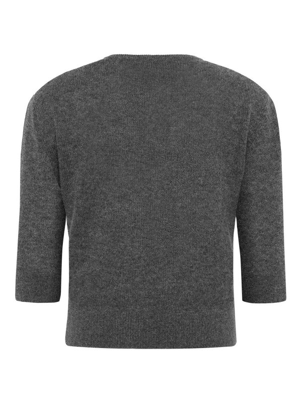 EMERSON RENALDI: Col en V online - Pull À Col V - Gris