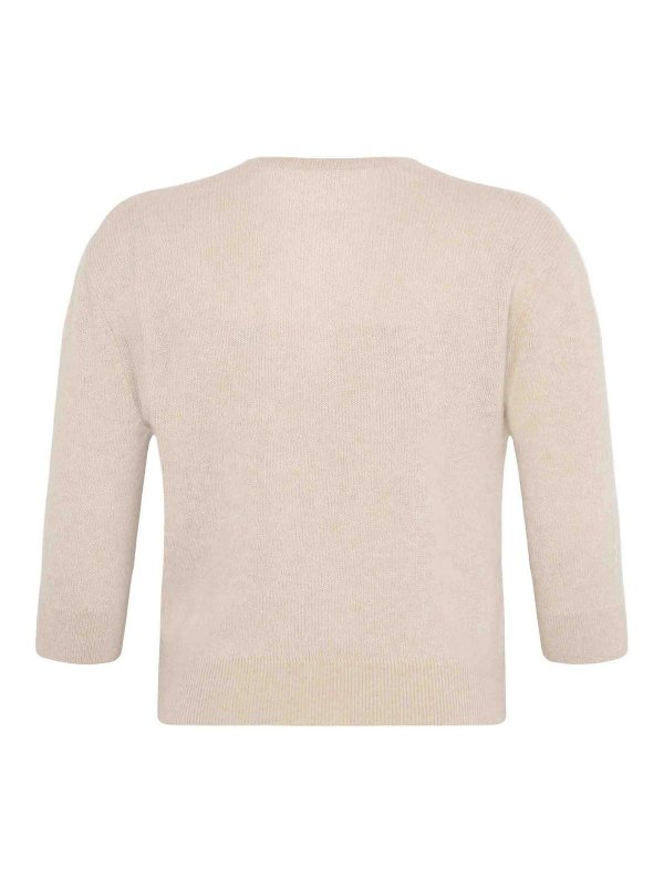 EMERSON RENALDI: Strickpullover mit V-Ausschnitt online - V-Pullover - Beige