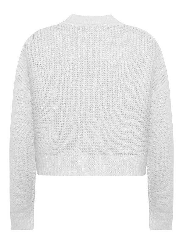 EMERSON RENALDI: cardigans online - Cropped Oversized Cardigan