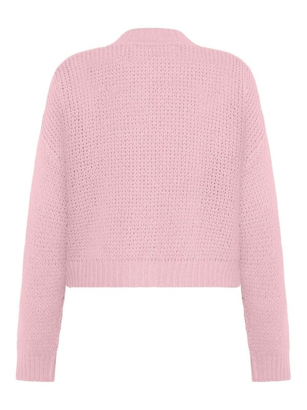 EMERSON RENALDI: cardigans online - Cropped Oversized Cardigan