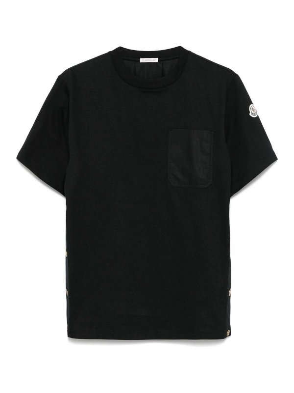 MONCLER: Camisetas - Camiseta - Negro