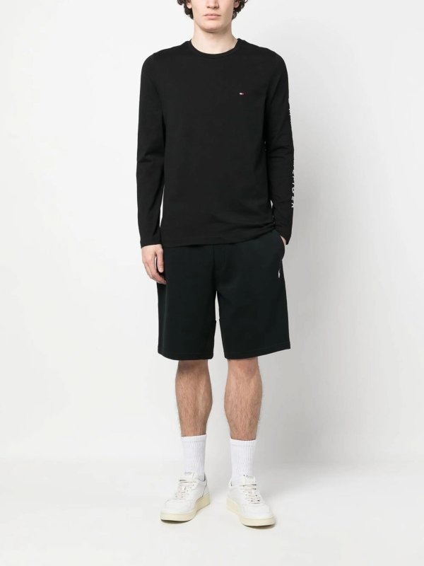 POLO RALPH LAUREN: Trousers Shorts online - Logo-Embroidered Track Shorts