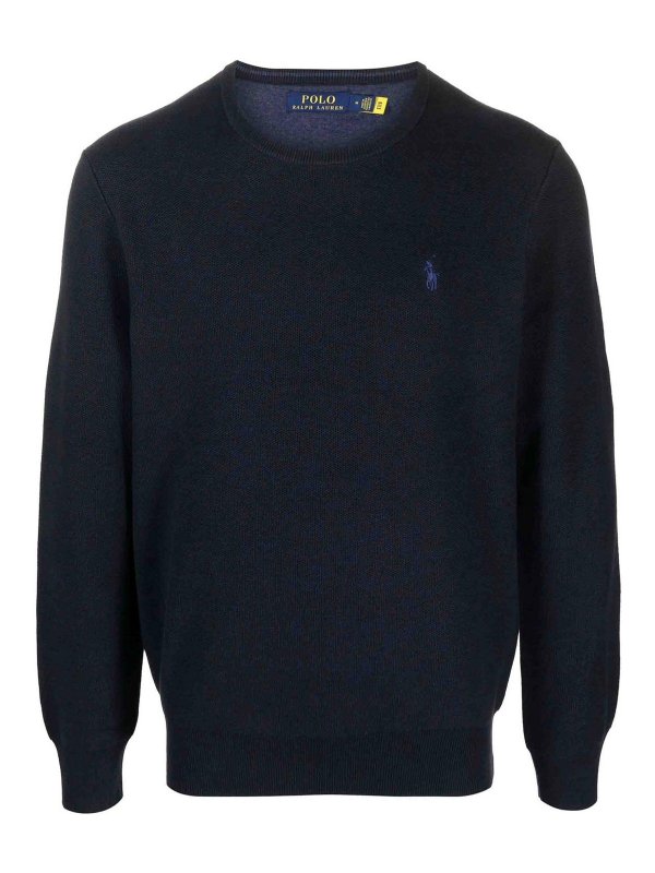 POLO RALPH LAUREN: crew necks - Logo-Embroidered Jumper