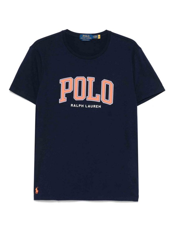 POLO RALPH LAUREN: Tシャツ - Tシャツ - ダークブルー
