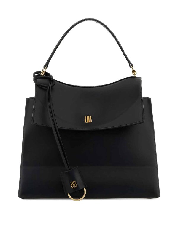 BALENCIAGA: トートバッグ - トートバッグ - 黒