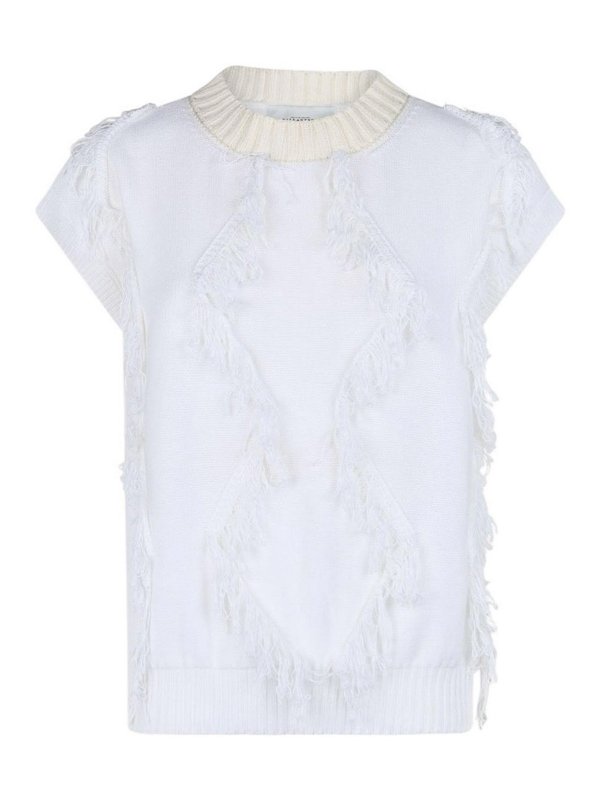 BALLANTYNE: ボートネック - ボートネック - 白