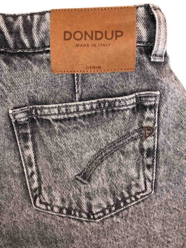 The Best Shops DONDUP: Trousers Shorts - Shorts Callie Grey Denim