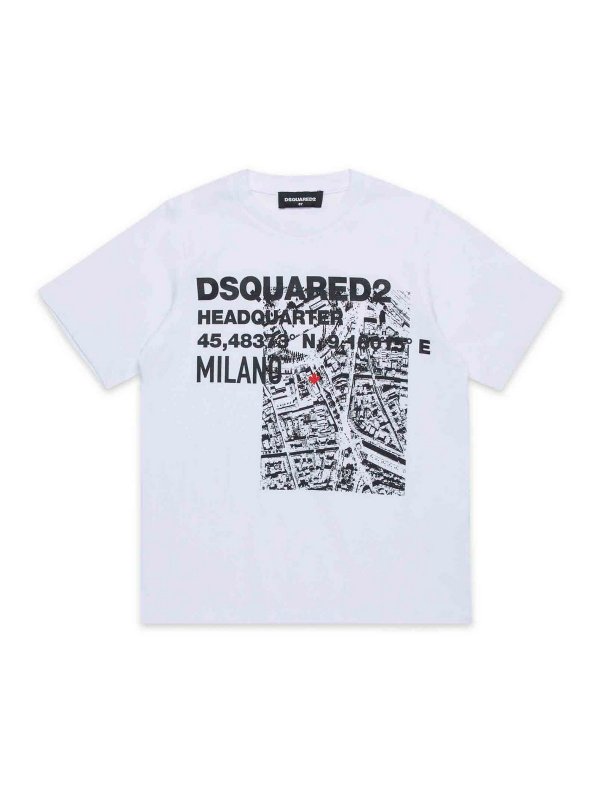 DSQUARED2: T-shirts - T-Shirt - Blanc