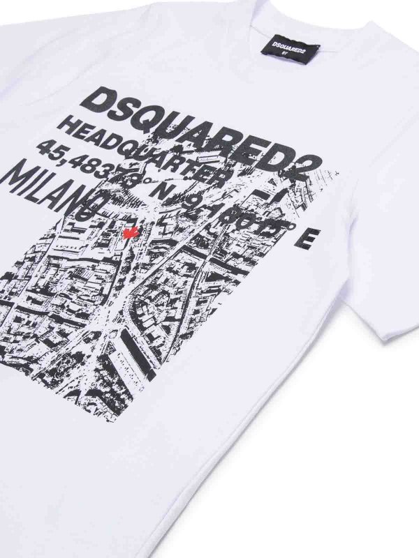 The Best Shops DSQUARED2: T-shirts - T-Shirt - Blanc