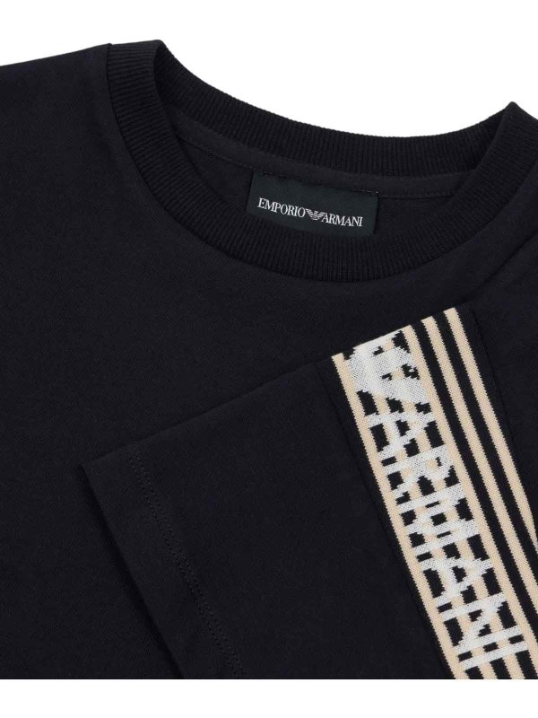 The Best Shops EMPORIO ARMANI: t-shirts - Jersey t-shirt with logged band