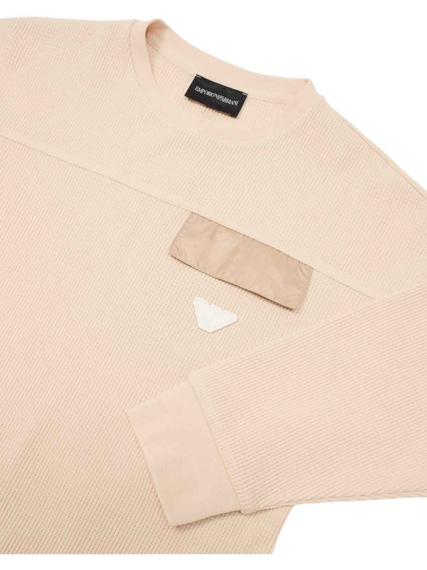 EMPORIO ARMANI: Sweatshirts & Pulls online - Sweat-Shirts - Beige