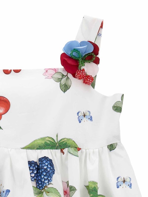 The Best Shops MONNALISA: Robe longueur genou - Robe Au Genou - Blanc