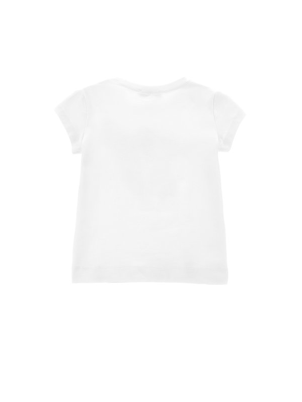 MONNALISA: t-shirt online - T-shirt lamponi strass cotone stent Est