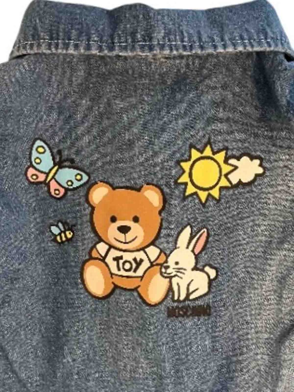 The Best Shops Moschino Kids: ニーレングスドレス - 膝丈ドレス - デニム