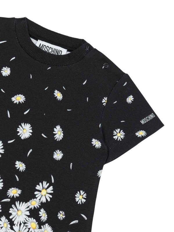 The Best Shops Moschino Kids: Knielange Kleider - Knielanges Kleid - Schwarz