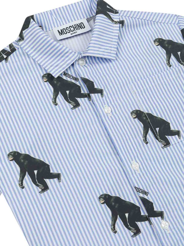 The Best Shops Moschino Kids: Hemden - Hemd - Hellblau