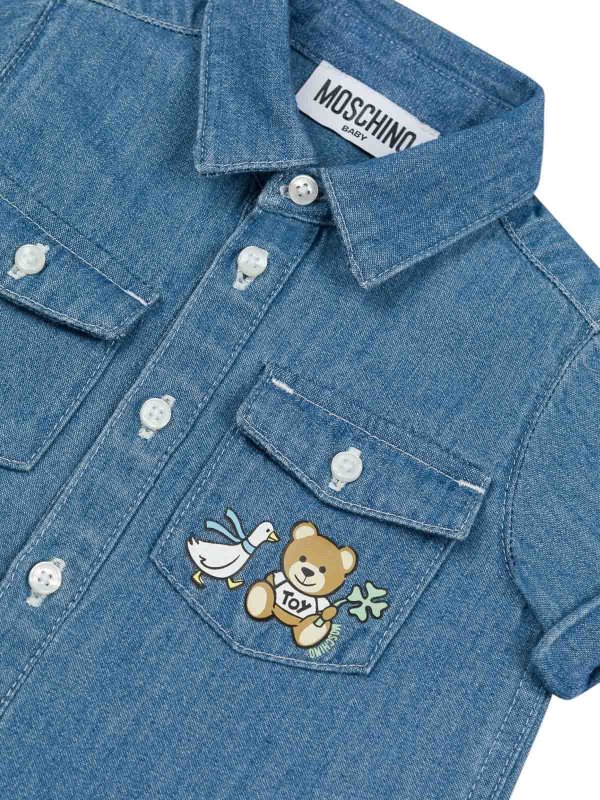 The Best Shops Moschino Kids: jumpsuits - Straw