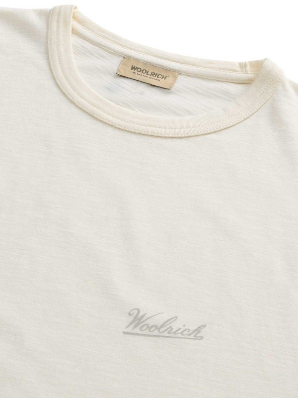 The Best Shops WOOLRICH: T-shirts - T-Shirt - Weiß