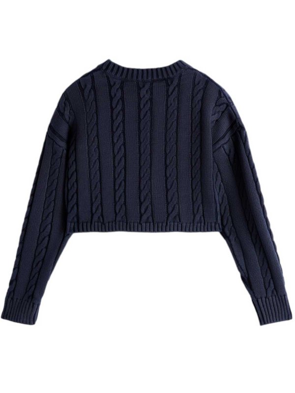 ASPESI: boat necks online - Blue tricot shirt