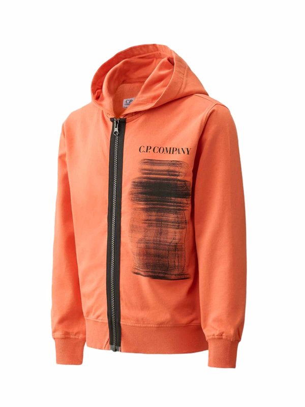 C.P. COMPANY: Sweatshirts & Sweaters online - Full zip sweatshirt with hood
