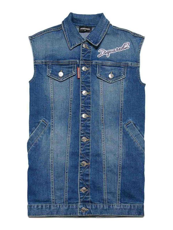 DSQUARED2: waistcoats & gilets - Gilet Over Unisex