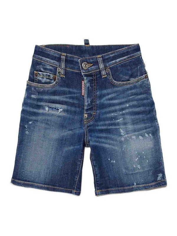 DSQUARED2: Shorts - Shorts - Azul