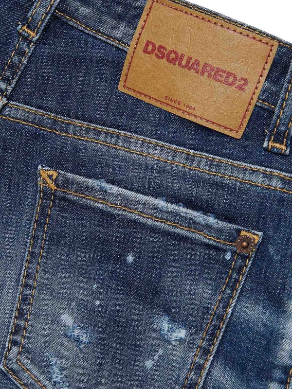 The Best Shops DSQUARED2: Shorts - Shorts - Azul