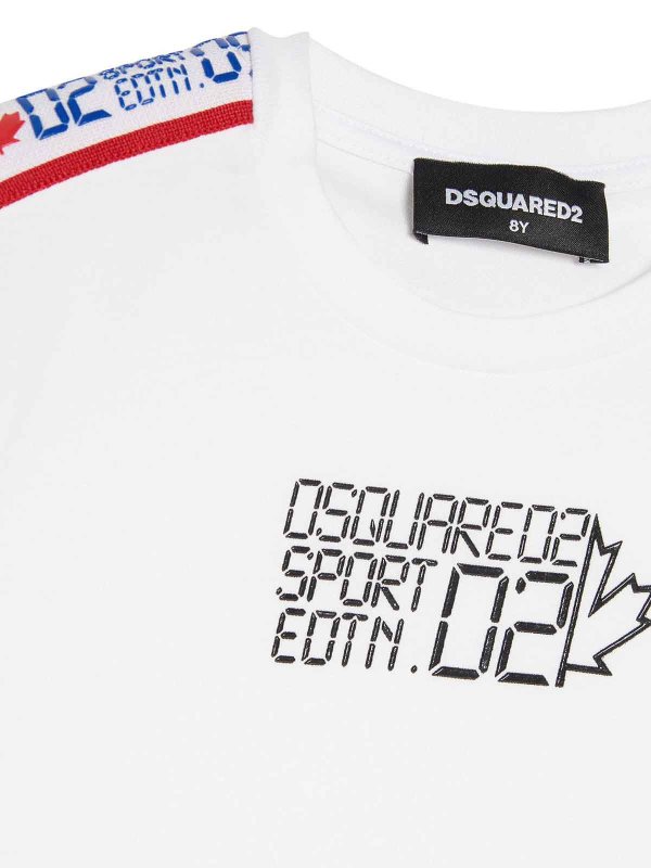 Tシャツ - 白 shop online: DSQUARED2