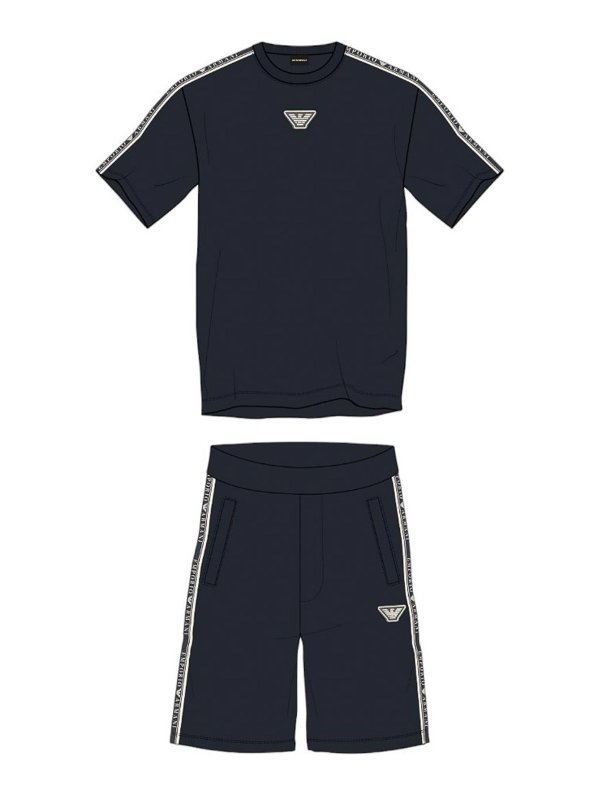 EMPORIO ARMANI: tute - Competo 2 Pezzzi T-Shirt+Bermuda