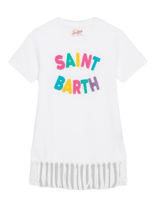 MC2 SAINT BARTH: abiti al ginocchio - Vestiti con la frangia