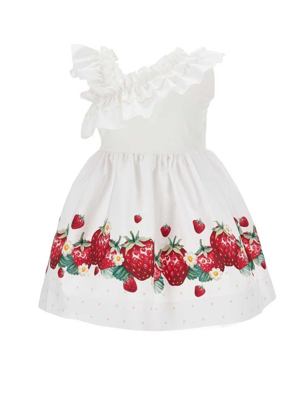 MONNALISA: Robe longueur genou online - Robe Au Genou - Blanc