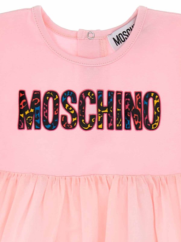 The Best Shops Moschino Kids: Robe longueur genou - Robe Au Genou - Rose