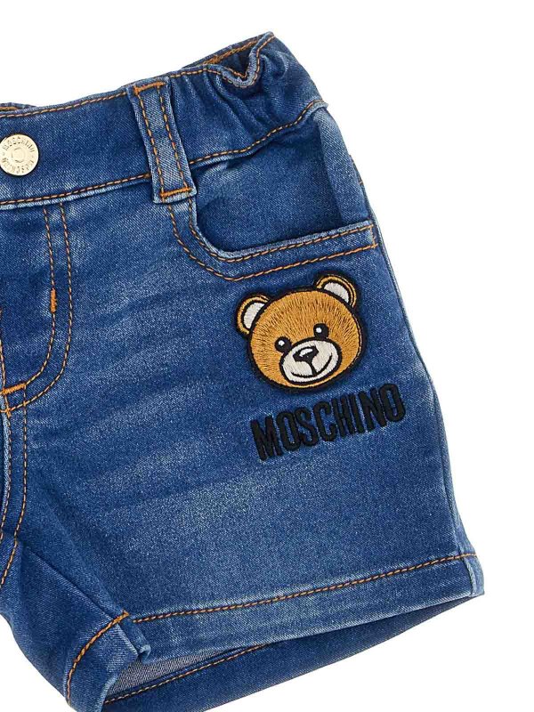 The Best Shops Moschino Kids: Shorts - Short - Bleu