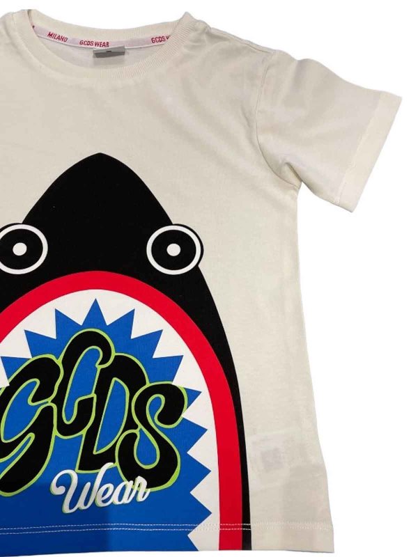 GCDS: Camisetas online - Camiseta - Blanco