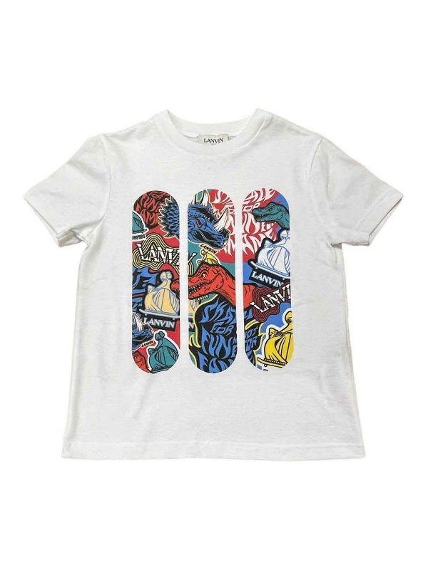 LANVIN: Tシャツ - Tシャツ - 白