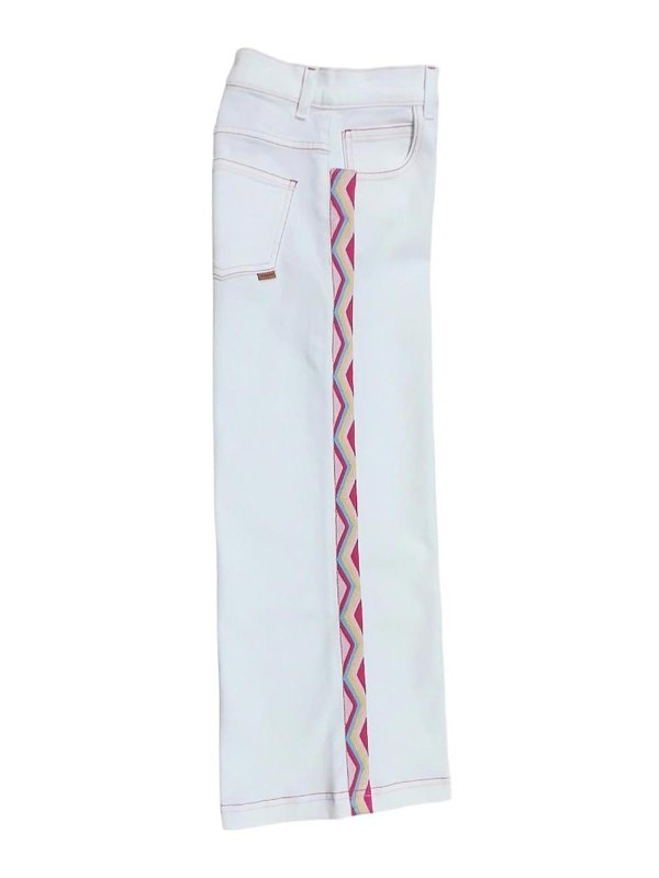 MISSONI: bootcut jeans - White jeans wide leg