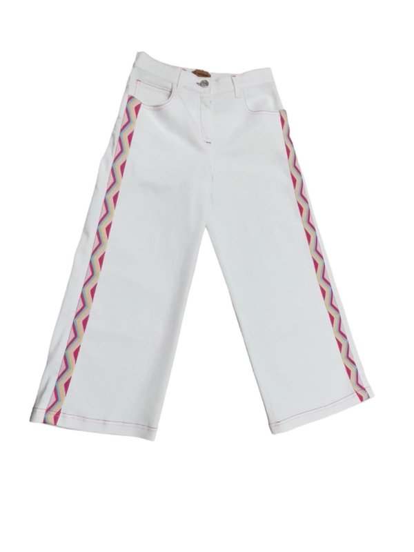 The Best Shops MISSONI: bootcut jeans - White jeans wide leg