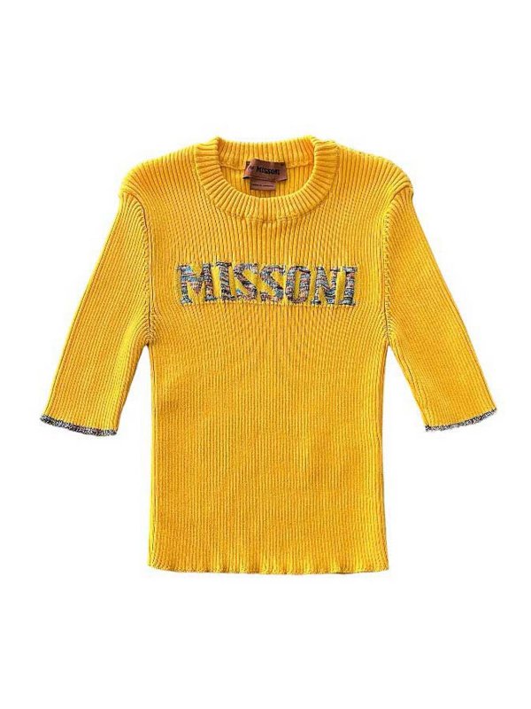 MISSONI: boat necks - Coast shirt with logo