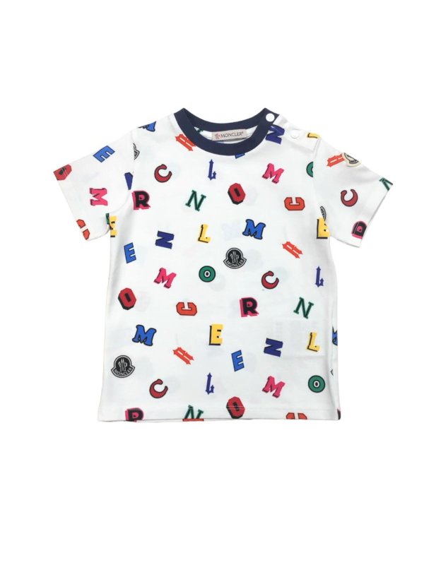 MONCLER: Strickpullover mit Rundhalsausschnitt online - Rundhalspullover - Blau