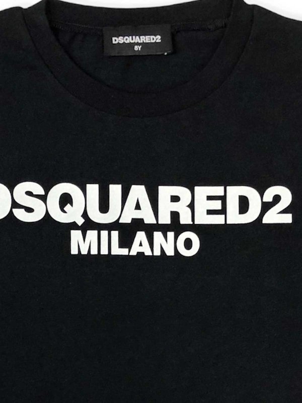 The Best Shops DSQUARED2: camicie - T-shirt  da stampa corta