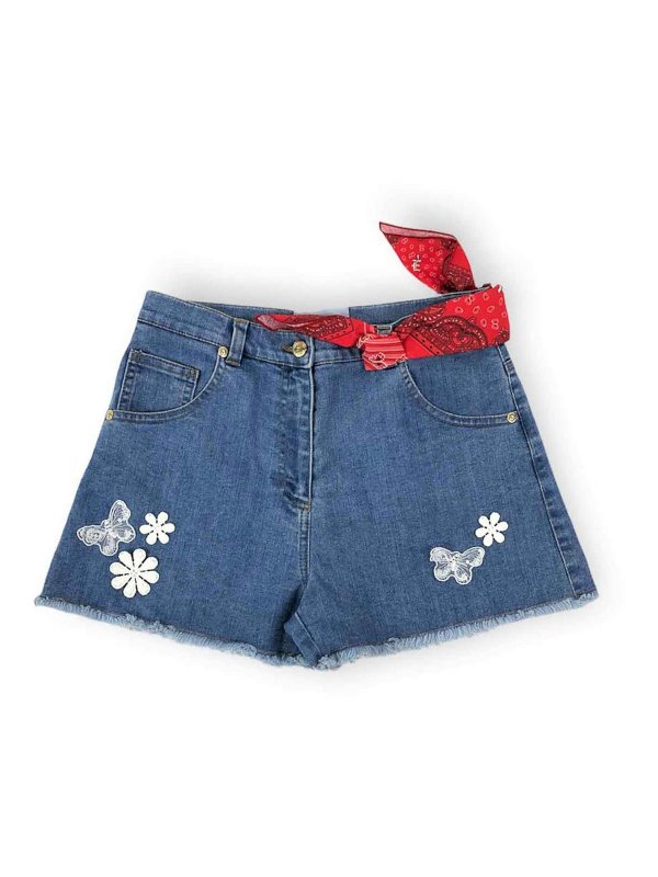 ERMANNO SCERVINO: Trousers Shorts - Shorts in denim