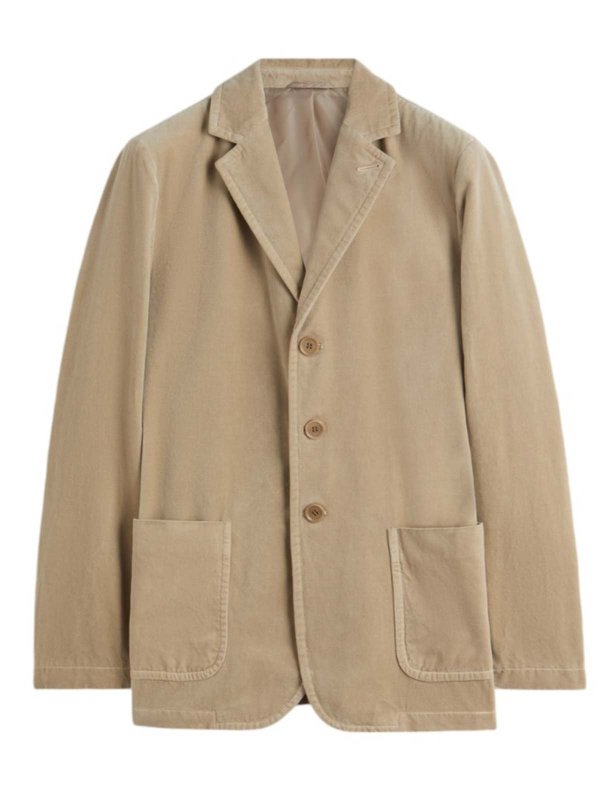 ASPESI: casual jackets online - Velvet sandwood jacket -