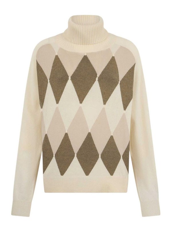 BALLANTYNE: maglia collo rotondo - Pullover A Rombi Collo Alto